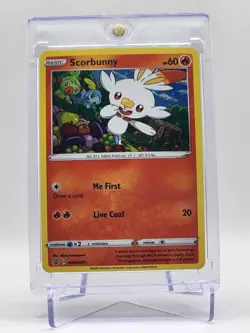 Scorbunny SWSH071 Black Star Promo Vivid Voltage Pokemon Card TCG - Image 1