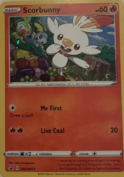 Scorbunny - SWSH071 Promo SWSH: Sword & Shield Promo Cards SWSH071 NM - Image 1