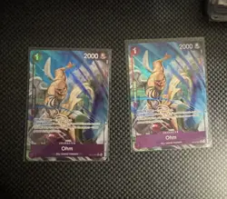 One Piece Card Game op15-061 Ohm Alt Art Lot Of 2 - Image 1