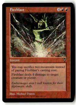 MTG Fireblast [VIS - ] LP 3-22 - Image 1
