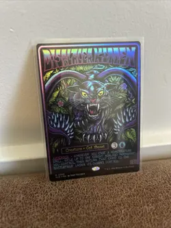 1x Displacer Kitten, Secret Lair D&D - 2506, Foil Magic MTG NM - Image 1