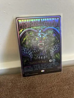 1x Displacer Kitten, Secret Lair D&D - 2506, Foil Magic MTG NM - Image 3