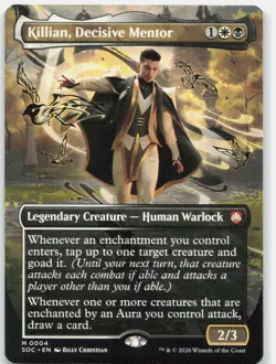 Killian, Decisive Mentor (Borderless) *Regular* SOC 4 NM-LP - Image 1