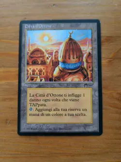 City of Brass ITALIAN “Citta d'Ottone" - MP/LP Renaissance MTG - Image 1