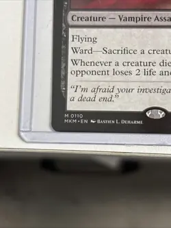 Magic: The Gathering Vein Ripper Murders at Karlov Manor Black Mythic Creature - Image 2