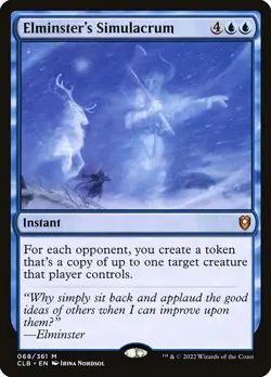 [MTG] Elminster's Simulacrum (068) (CLB) NM - Image 1