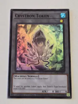 Crystron Token OP28-EN027 Super Rare Yugioh OTS Tournament Pack 28 Mint - Image 1