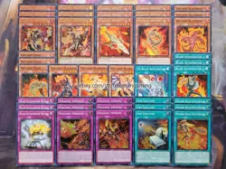 Yugioh Complete Volcanic Deck 40 Cards Emperor Trooper Complete **HOT** + Bonus - Image 1