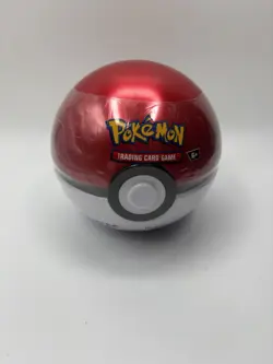 2020 Pokemon TCG PokeBall Tin -Poke Ball-Factory Sealed - 3 Packs - Image 1