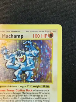 Machamp 8/102 Shadowless 1st Edition Holo Rare 1999 Base Set WOTC Pokemon - Image 4