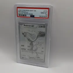 Pokemon TCG Reshiram ex Sv: White Flare 173/086 Black White Rare Holo EX PSA 10 - Image 3