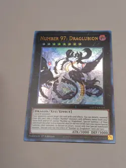 YUGIOH Number 97: Draglubion GFP2-EN145 Ultra Rare NM 1ST EDITION - Image 2