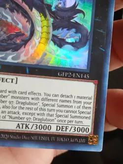 YUGIOH Number 97: Draglubion GFP2-EN145 Ultra Rare NM 1ST EDITION - Image 5