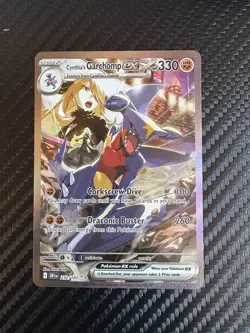 Pokemon TCG Sir Cynthia's Garchomp EX 232/182 Destined Rivals Mint - Image 1