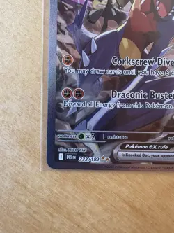 Pokemon TCG Sir Cynthia's Garchomp EX 232/182 Destined Rivals Mint - Image 4