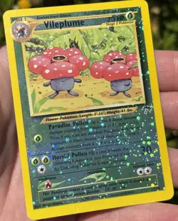 Pokemon Southern Islands Vileplume Reverse Holo Promo 17/18 Stage 2 2001 - Image 3