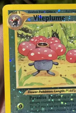 Pokemon Southern Islands Vileplume Reverse Holo Promo 17/18 Stage 2 2001 - Image 5