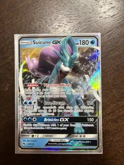 Suicune GX ULTRA RARE 60/214 Lost Thunder pokemon TCG NM Holo 2018 - Image 1