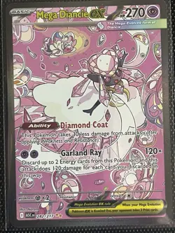 Pokemon TCG Mega Diancie EX SIR 282/217 Holo 270 HP Rare - Image 2