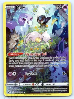 Mew GG10/GG70 Pokemon Crown Zenith Galarian Gallery Trainer Gallery Rare - Image 1
