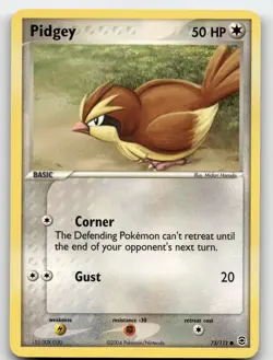 PIDGEY 73/112 COMMON FIRERED & LEAFGREEN POKEMON LIGHTLY PLAYED - Image 1