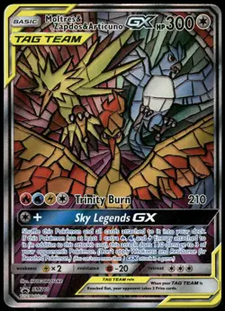 Pokemon Moltres & Zapdos & Articuno GX Promo SM Promos SM210 MP - Image 1