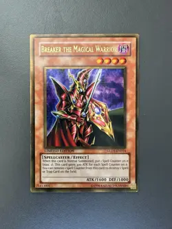 Breaker The Magical Warrior GLD1-EN014 Ultra Rare Limited Edition VLP YuGiOh - Image 1