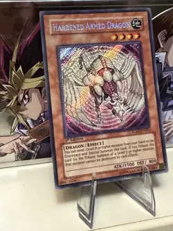 Hardened Armed Dragon RGBT-EN083 Raging Battle 1st Edition Secret Rare - Image 2