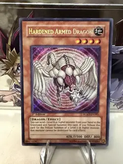 Hardened Armed Dragon RGBT-EN083 Raging Battle 1st Edition Secret Rare - Image 4