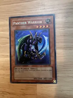 Yu-Gi-Oh Panther Warrior CT2-EN006 Secret Rare Limited Edition LP - Image 1