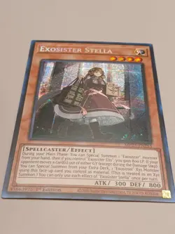 Yugioh Exosister Stella MP23-EN253 Secret Rare 1st Ed NM - Image 1