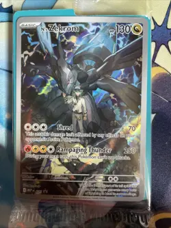 N's Zekrom 031 Pokemon Mega Evolution Promo Holo Pokemon Card Sealed - Image 1