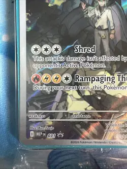 N's Zekrom 031 Pokemon Mega Evolution Promo Holo Pokemon Card Sealed - Image 5