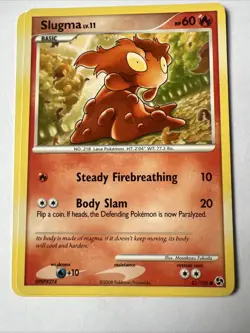 Pokemon Cards X 6 -2008 - Grovyle, Weedle, Riolu, Slugma, Mudkip, Duskull - Image 3