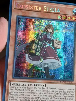 Yugioh Exosister Stella MP23-EN253 Secret Rare 1st Ed NM - Image 3