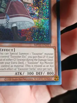 Yugioh Exosister Stella MP23-EN253 Secret Rare 1st Ed NM - Image 4