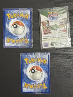 Sprigatito Ex SVP 087, Pawmot Ex 073/197, Maushold Ex 155/182 Promo Cards Sealed - Image 2