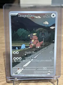 Pokemon TCG Kangaskhan 204/182 Destined Rivals Illustration Rare Card - Image 1