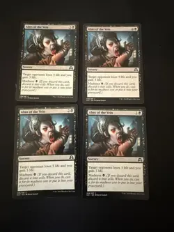 x4 Alms of the Vein [Shadows over Innistrad] 4x Magic MTG Cards LP - Image 1