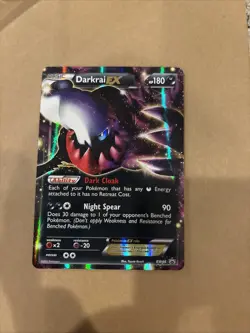 Pokemon Cards Darkrai EX Lightly Played Holo BW46 2012 - Image 1