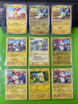 Pokemon Binder Collection Minun Plusle Cards EX Era XY Sun & Moon Scarlet - Image 1