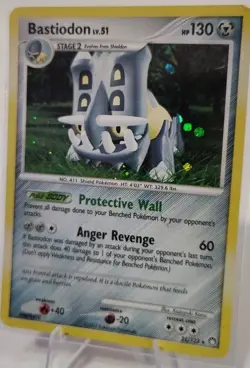 Bastiodon 21/123 Holo Rare Pokemon Card Mysterious Treasures - Image 2