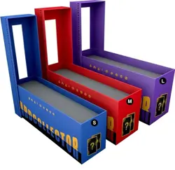 Trading Card Storage Box 3000 Cards Scratch Resistant Flip Top 3 Sizes 1 Damaged - Image 1
