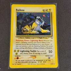 Raikou - 13/64 - Holo Rare - Neo Revelation - Pokemon Card - LP - Image 1