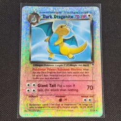 Dark Dragonite - 5/110 - Reverse Holo - Legendary Collection - Pokemon Card - LP - Image 1