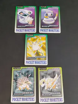 Raichu 026 Pokemon Card Carddass Japanese BANDAI Arbo Arbok Sandshrew lot eb99 - Image 1