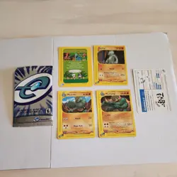 Pokemon e-Reader Sample Pack Cards Machop Machoke Machamp + Animal Crossing - Image 1