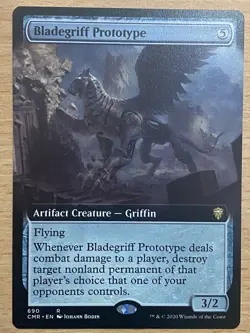 Bladegriff Prototype EXTENDED ART - Commander Legends (Magic) Near Mint - Image 1