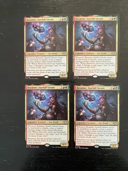 Roxanne, Starfall Savant X4X NM/M Outlaws of Thunder Junction OTJ MTG playset - Image 1