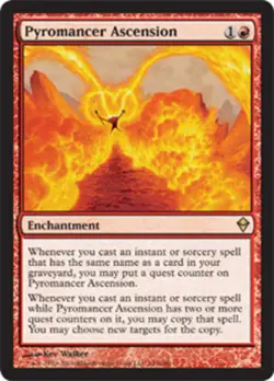 MTG - Pyromancer Ascension - Zendikar - NM, English Magic FLAT RATE SHIP - Image 1
